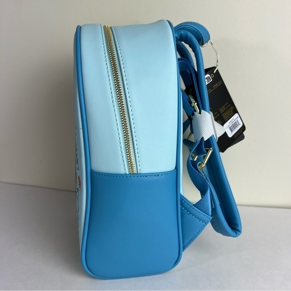 Loungefly Blue Little Mermaid Stained Glass Mini Backpack main image 6